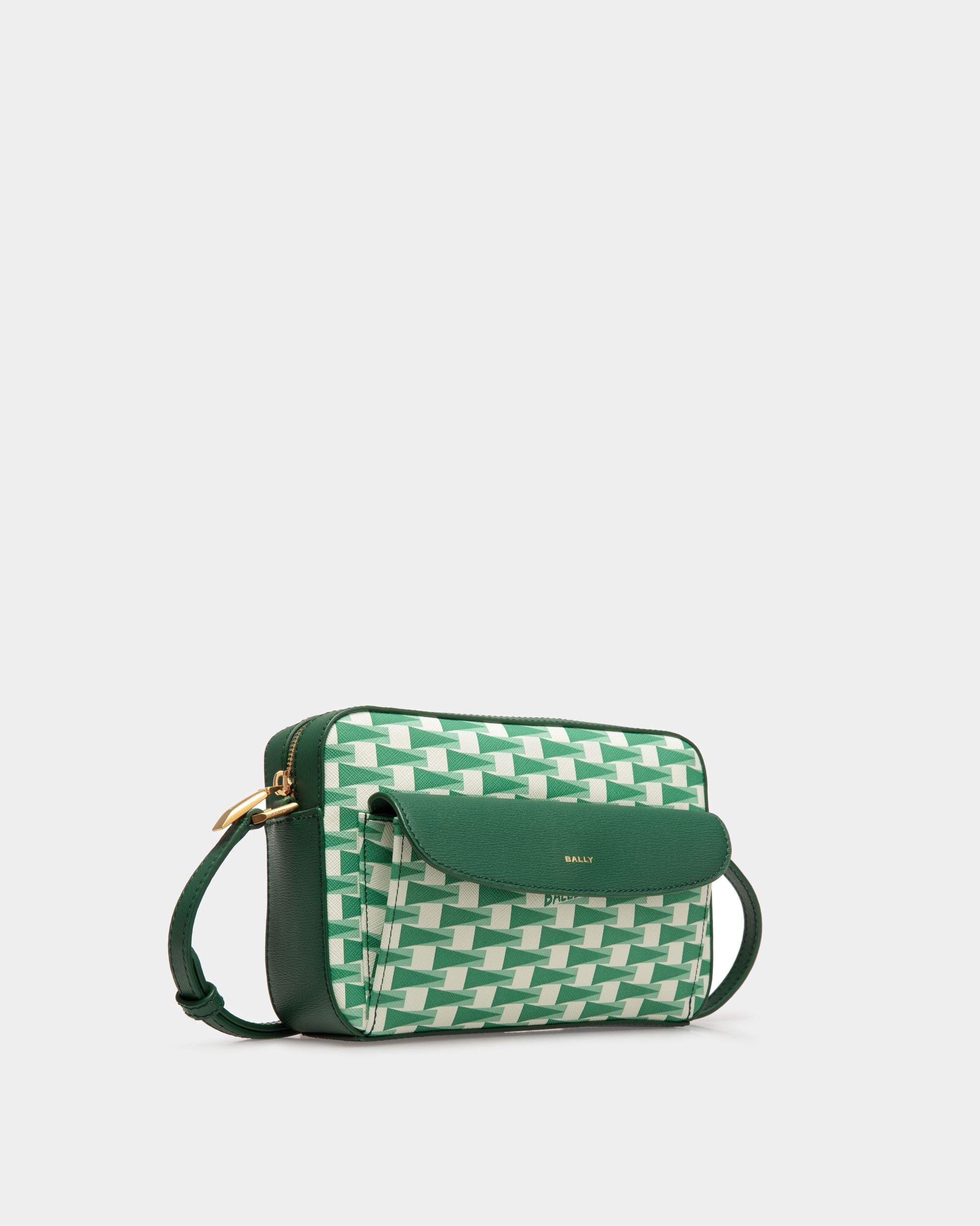 Pennant Crossbody Bag In Green TPU - Image 3
