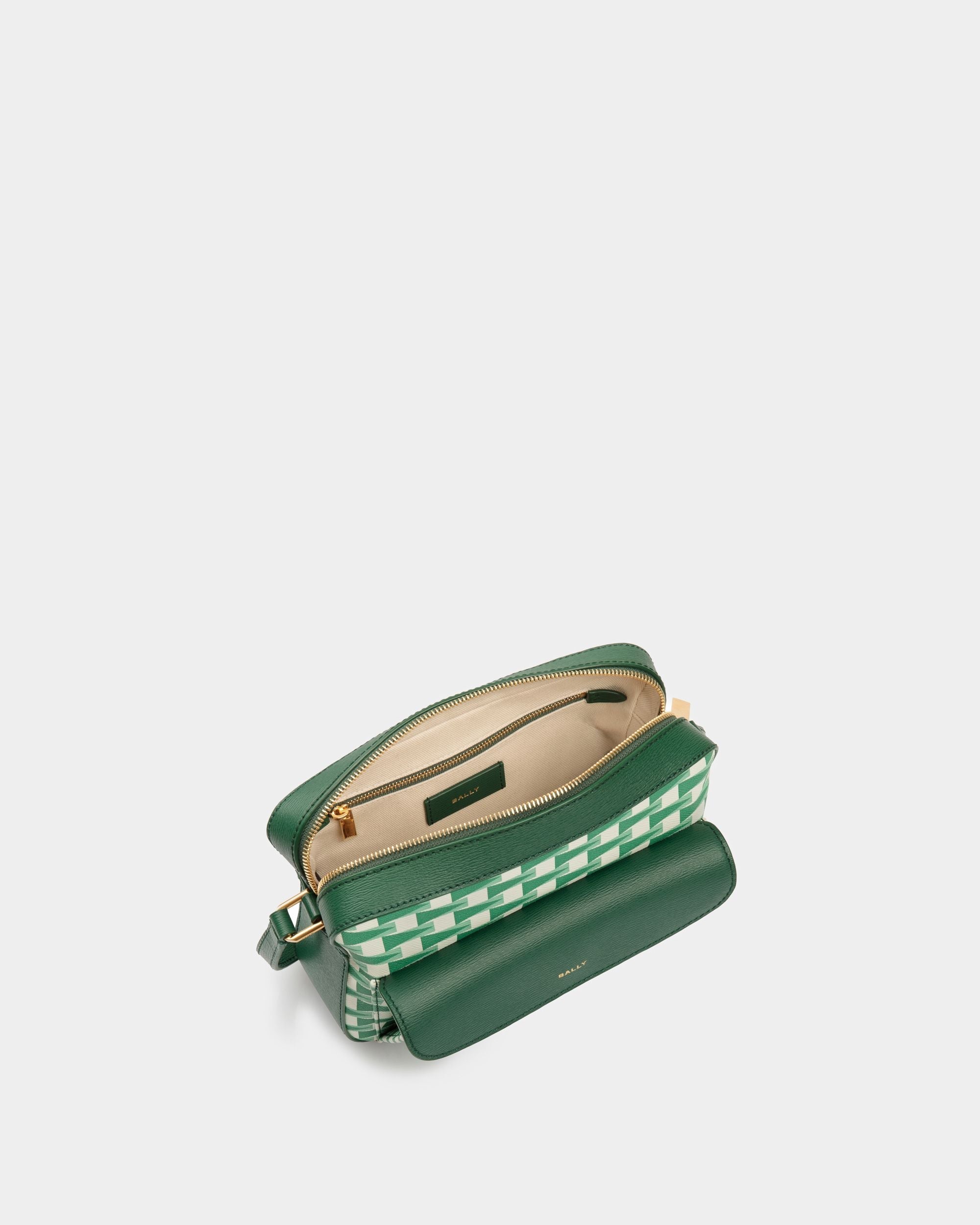 Pennant Crossbody Bag In Green TPU - Image 4