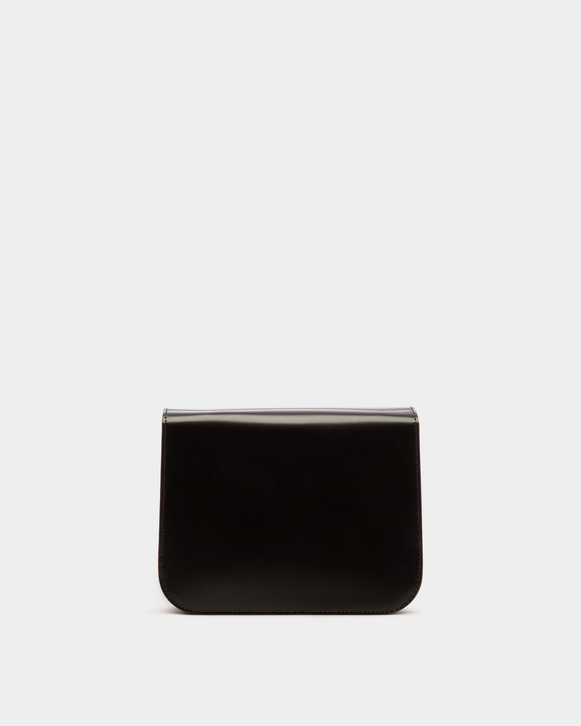 Ollam Crossbody Bag in Black Brushed Leather - Image 3