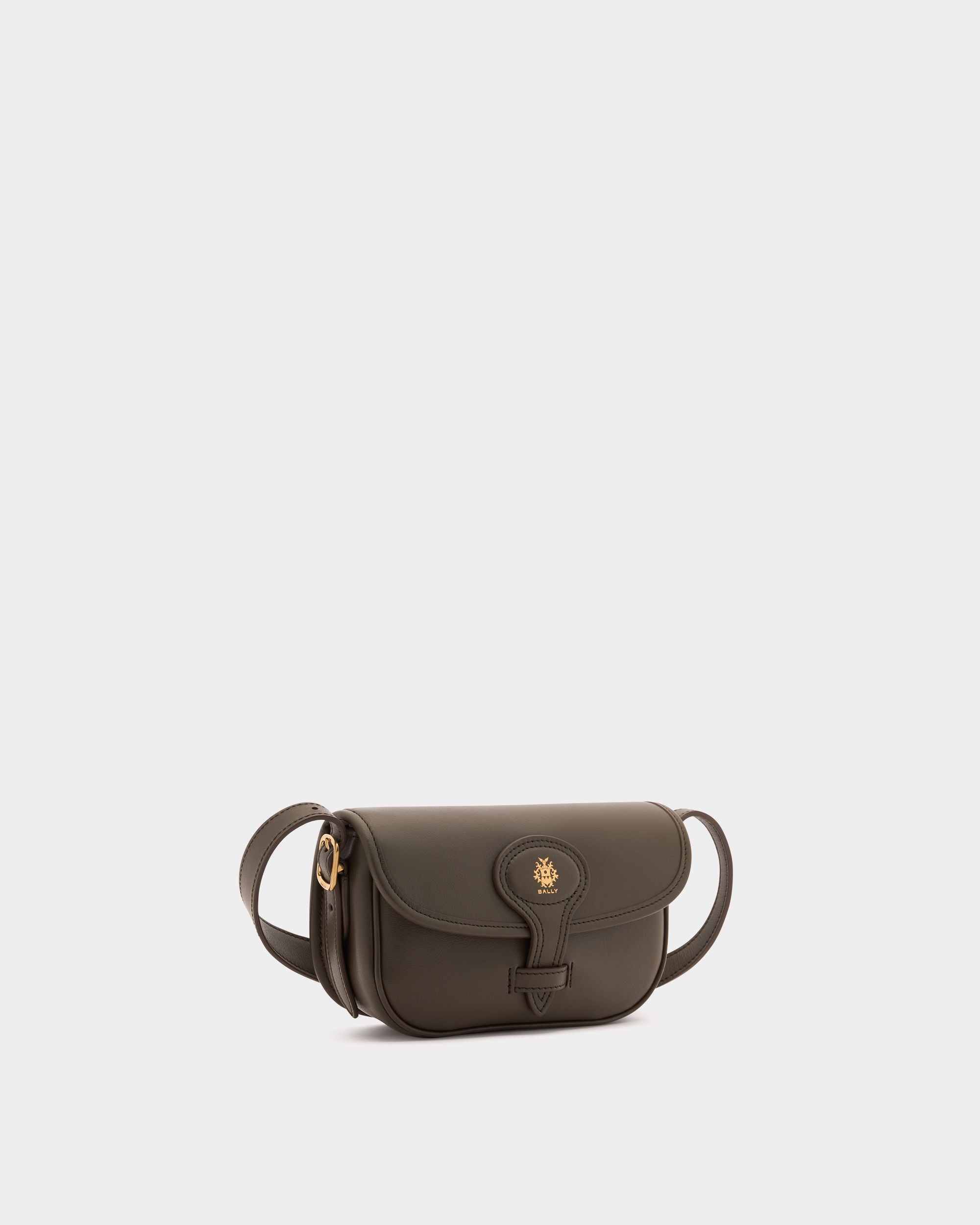 Beckett Minibag in Military Green Leather - Image 4