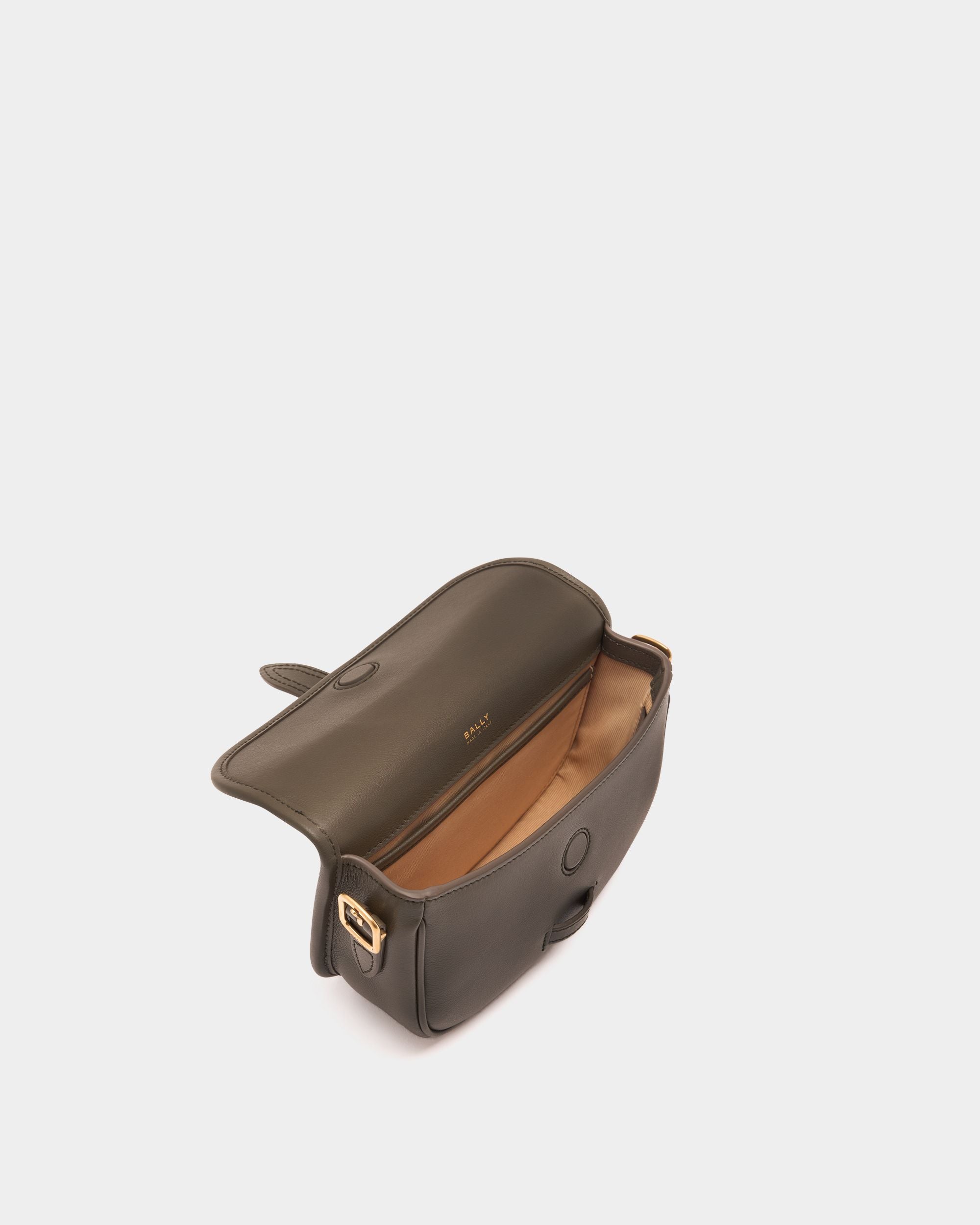 Beckett Minibag in Military Green Leather - Image 5