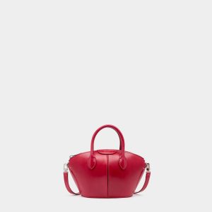 Belle Mini Bag in Red Leather