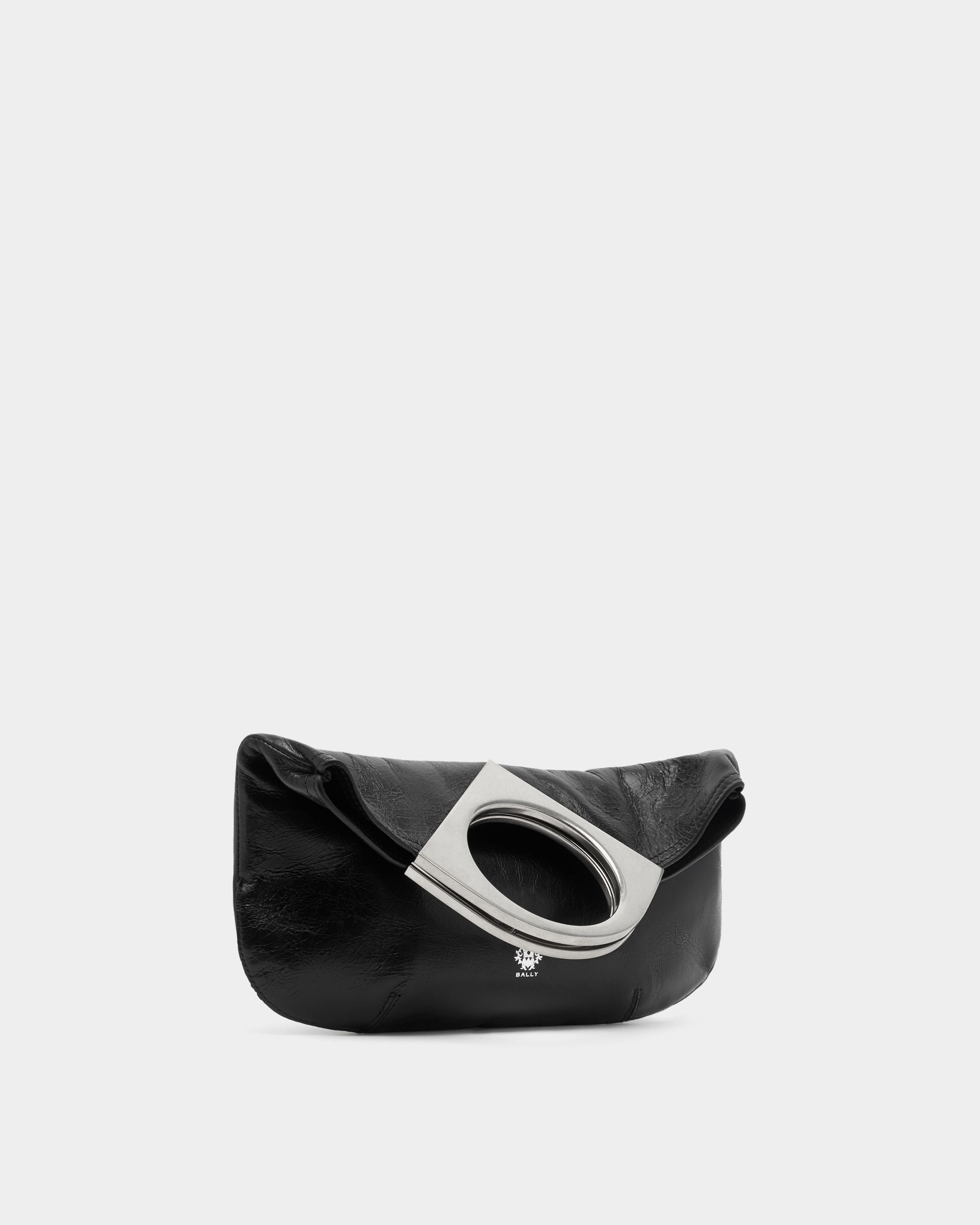 Anni Mini Bag in Black Leather - Image 3