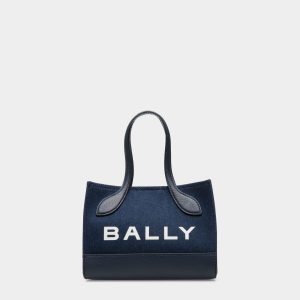 Bar Minibag In Blue Denim