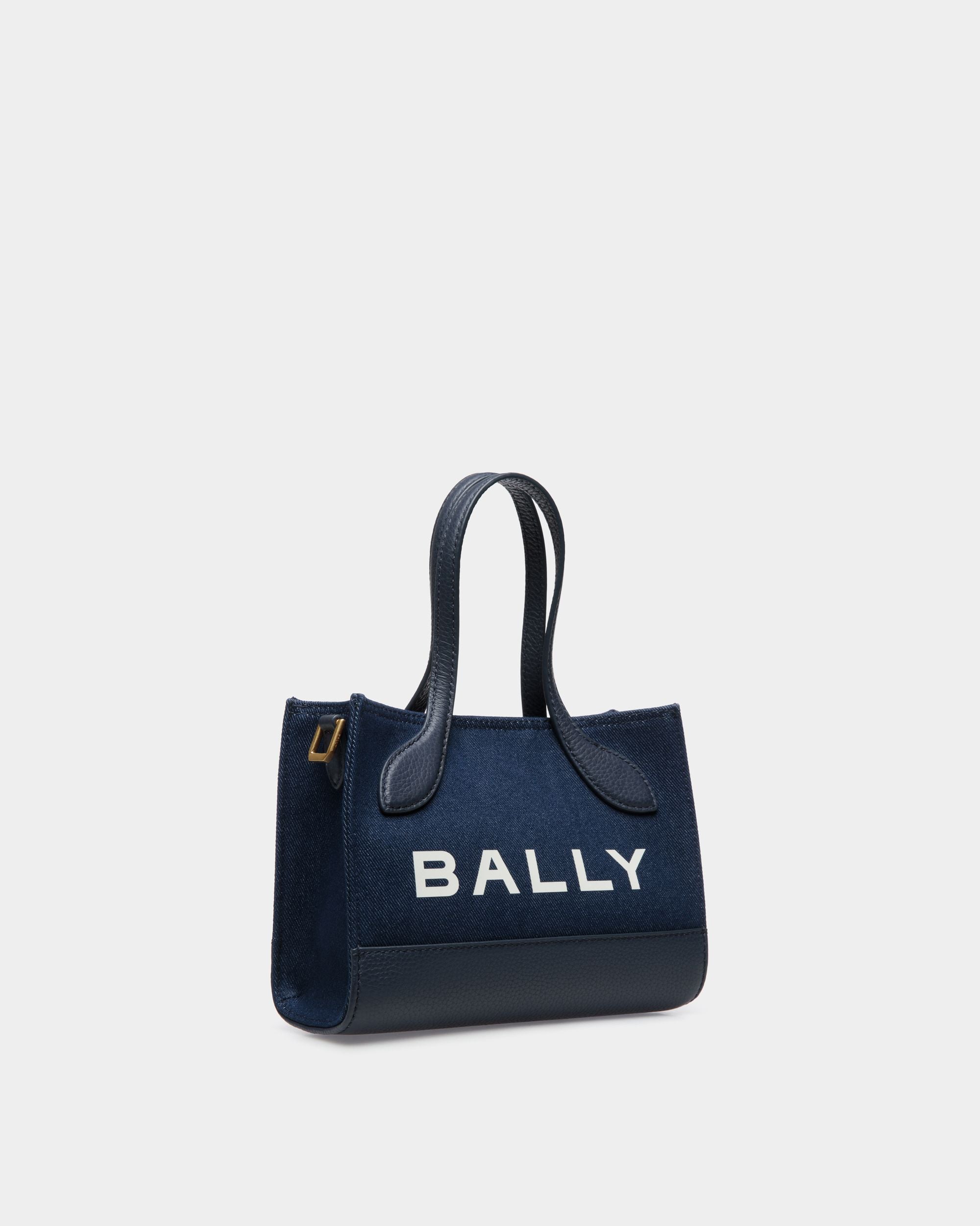 Bar Minibag In Blue Denim - Image 3