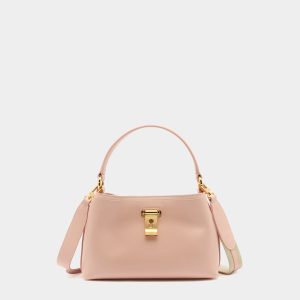 Lock Me Minibag in Dusty Petal Leather
