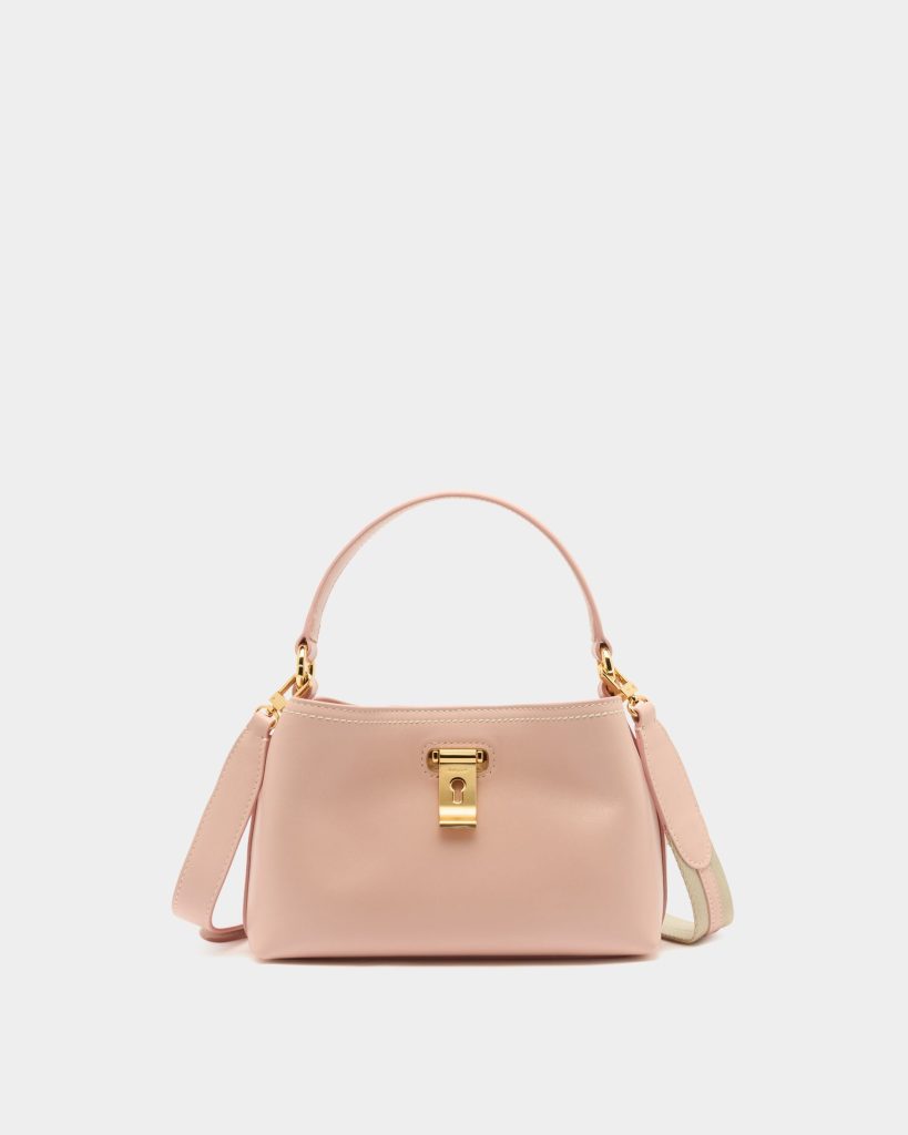 Lock Me Minibag in Dusty Petal Leather