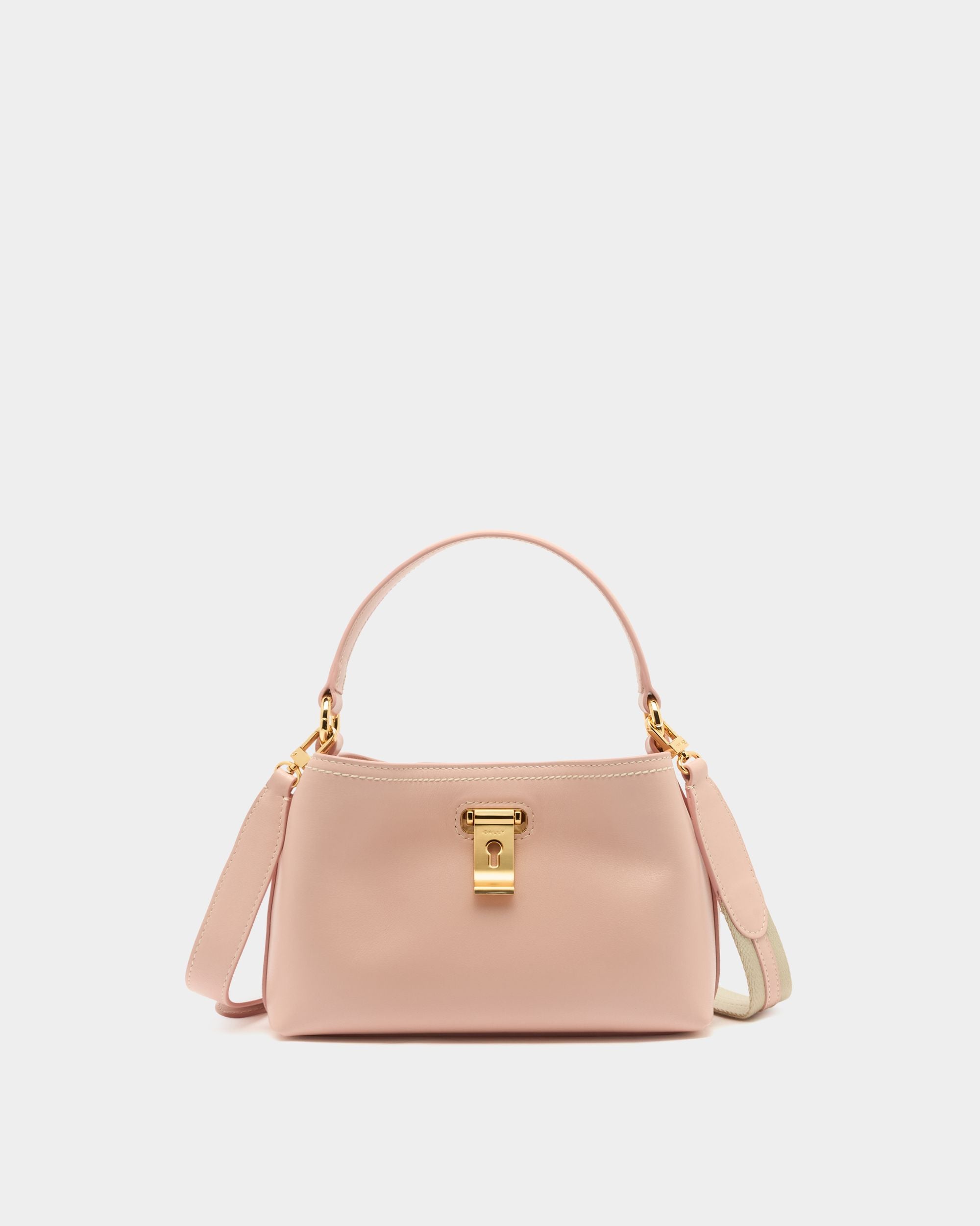 Lock Me Minibag in Dusty Petal Leather