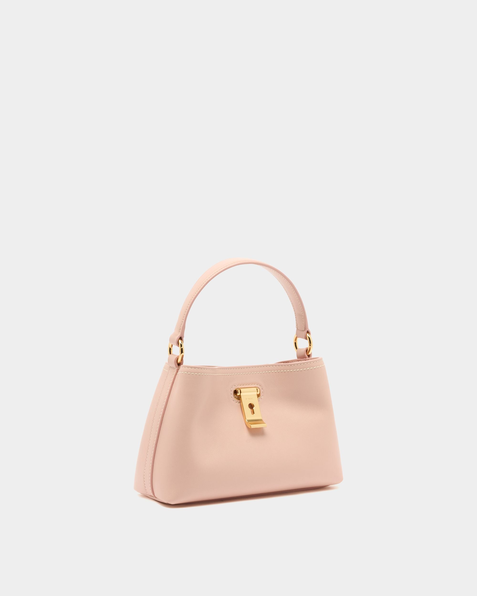 Lock Me Minibag in Dusty Petal Leather - Image 3