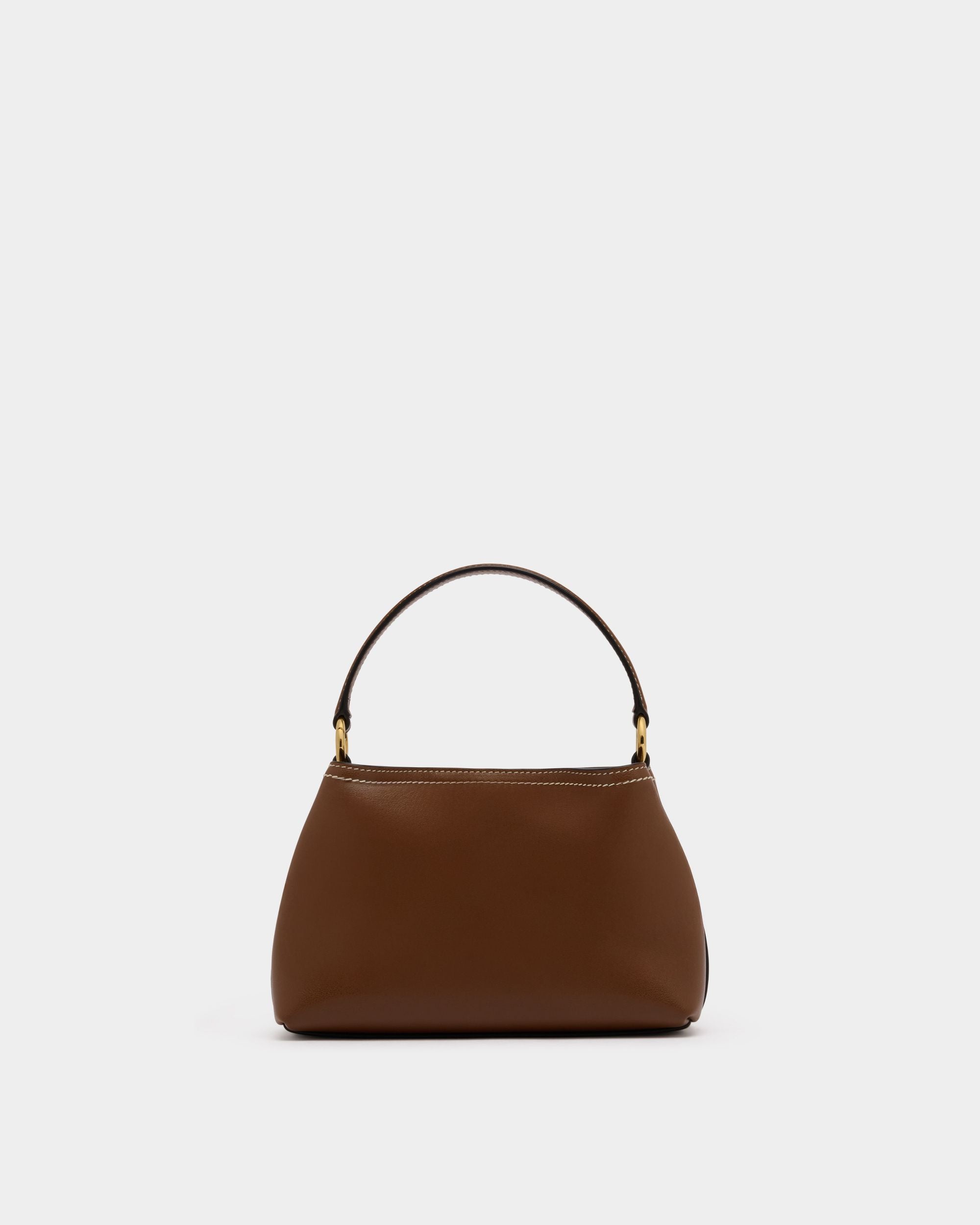 Lock Me Minibag in Brown Leather - Image 3