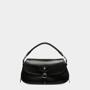 Beckett Shoulder Bag in Black Leather