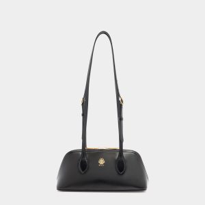 Praline Minibag in Black Leather