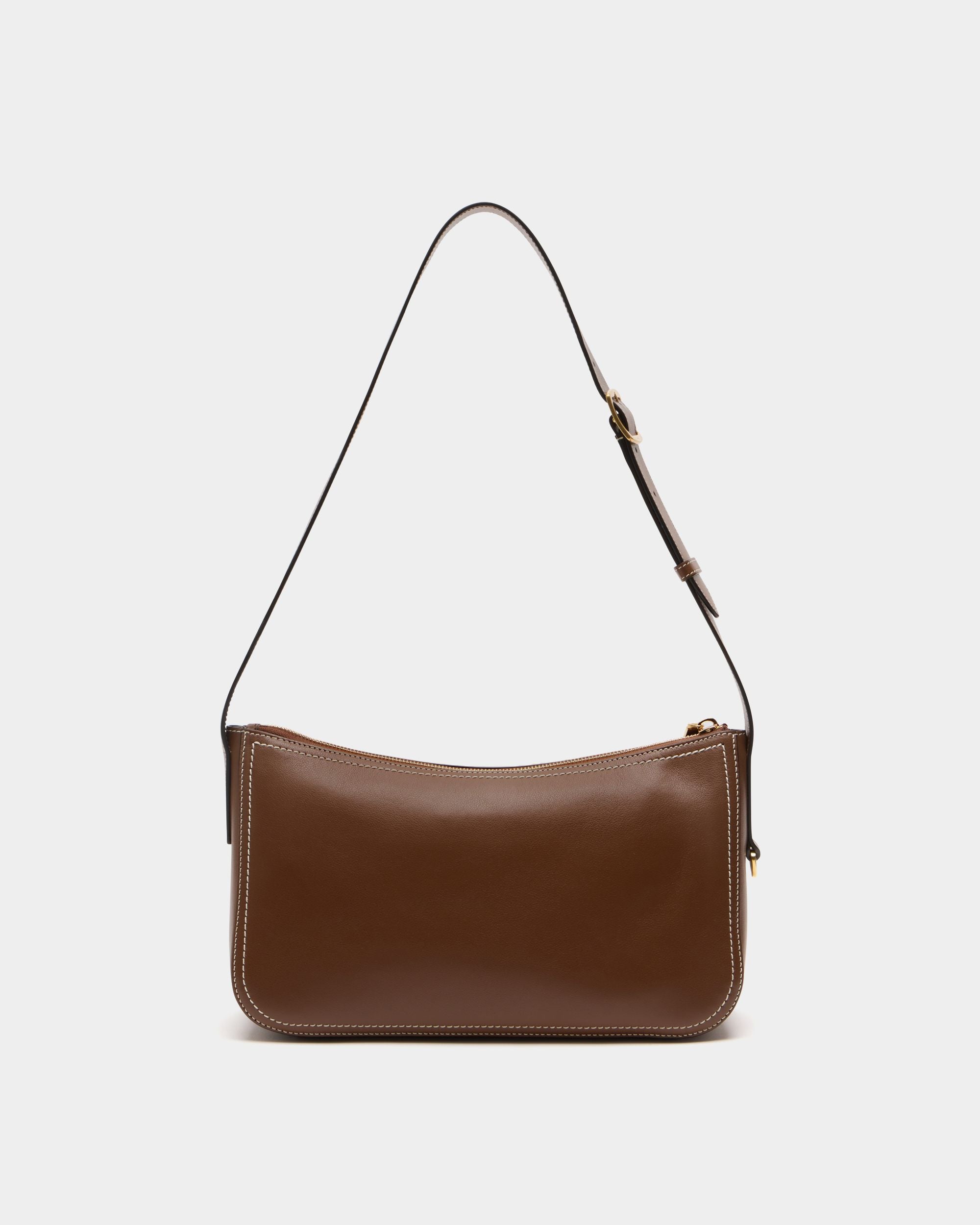 Easy Bally Shoulder Bag in Brown Leather - Image 3