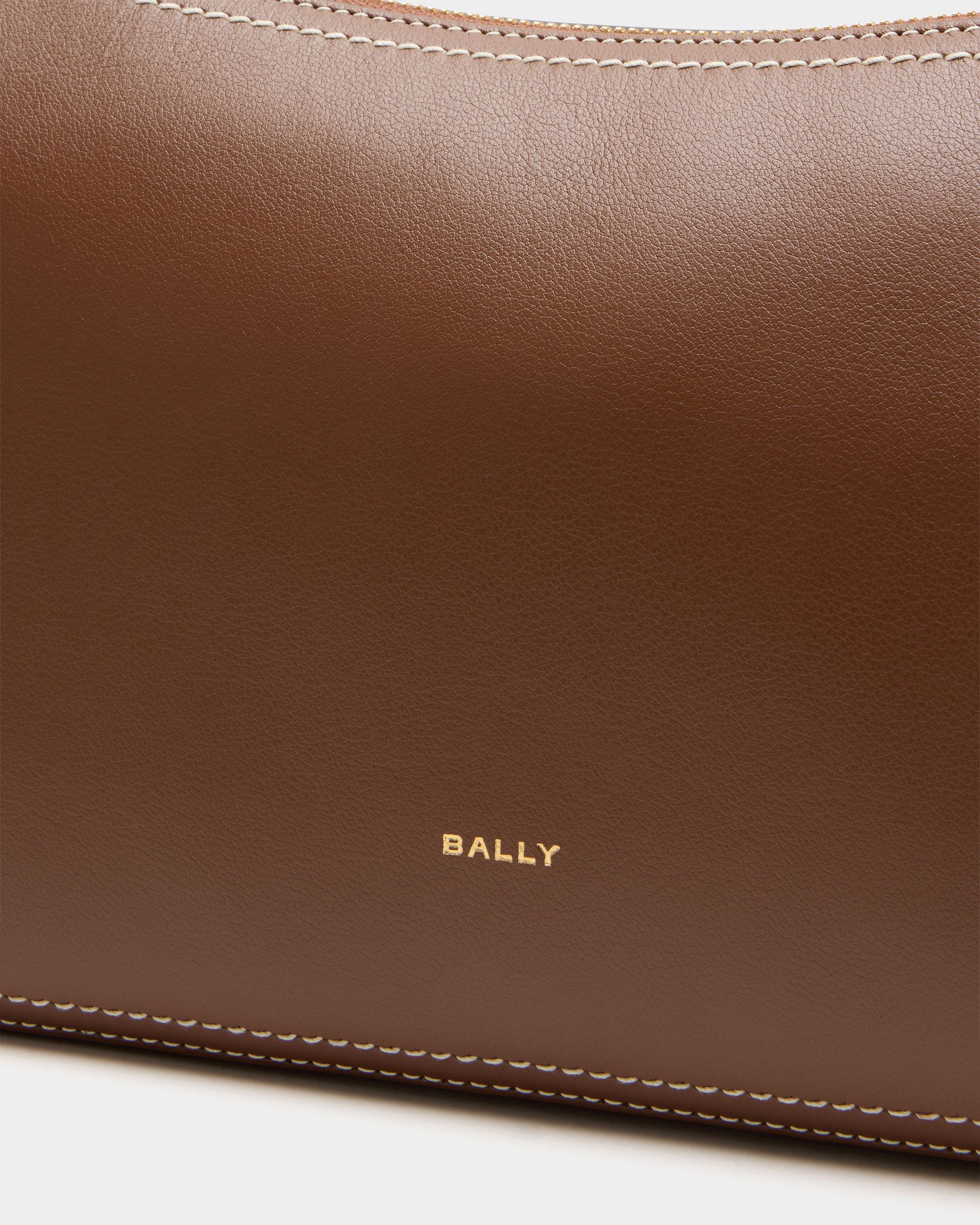 Easy Bally Shoulder Bag in Brown Leather - Image 6