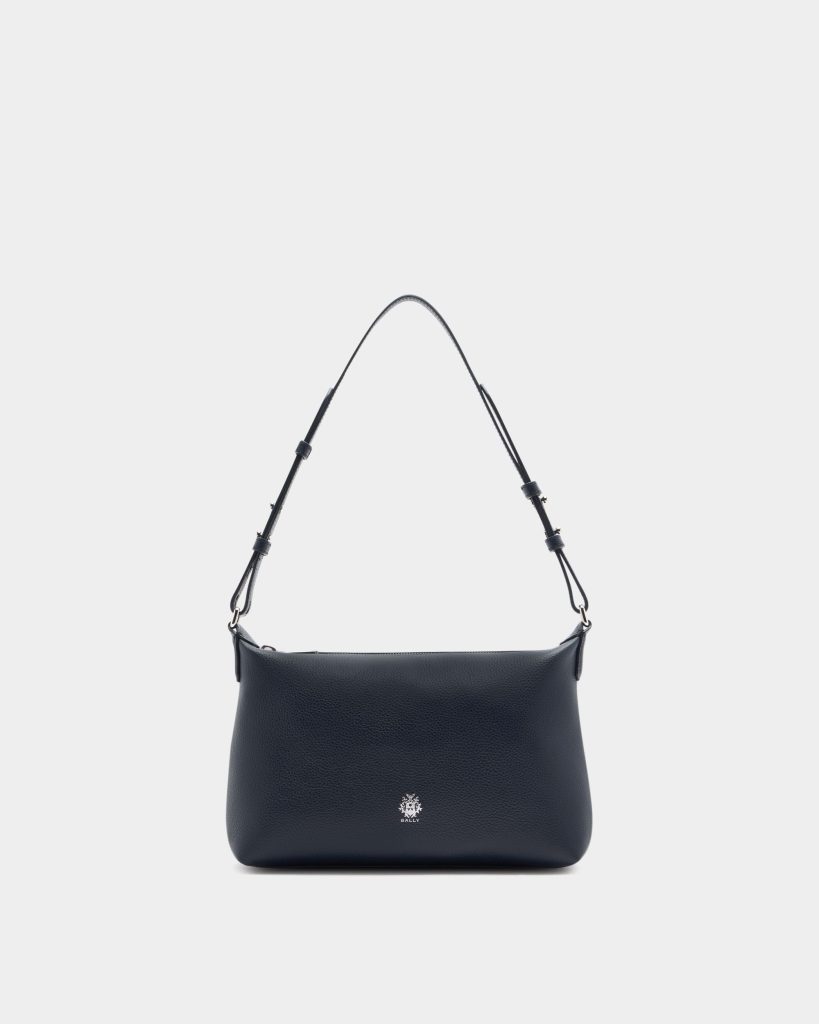 Hera Hobo Bag in Navy Blue Leather