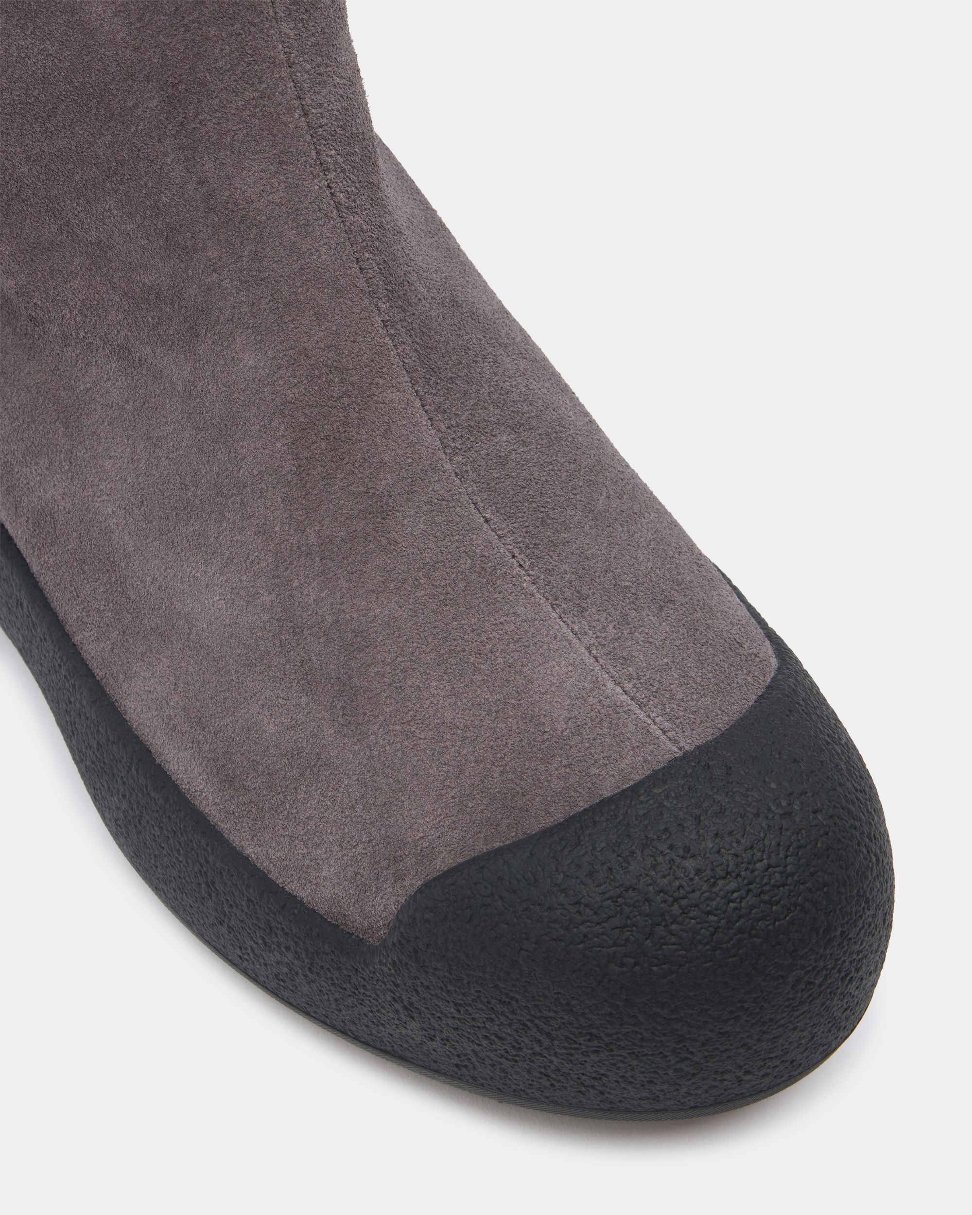 Bally Curling Bootie in Grey Suede - Image 5