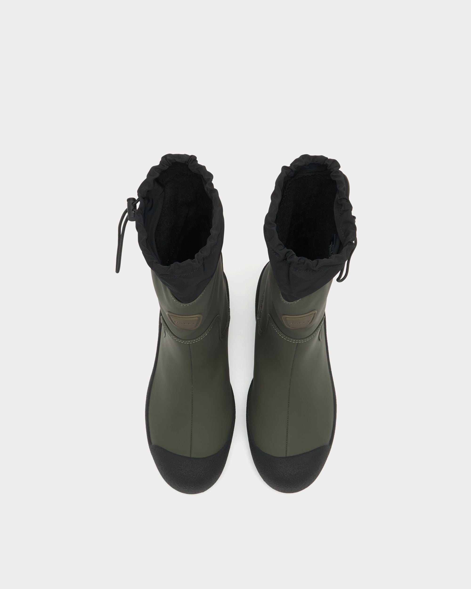 Bally Curling Boot in Military Green and Black Leather - Image 4