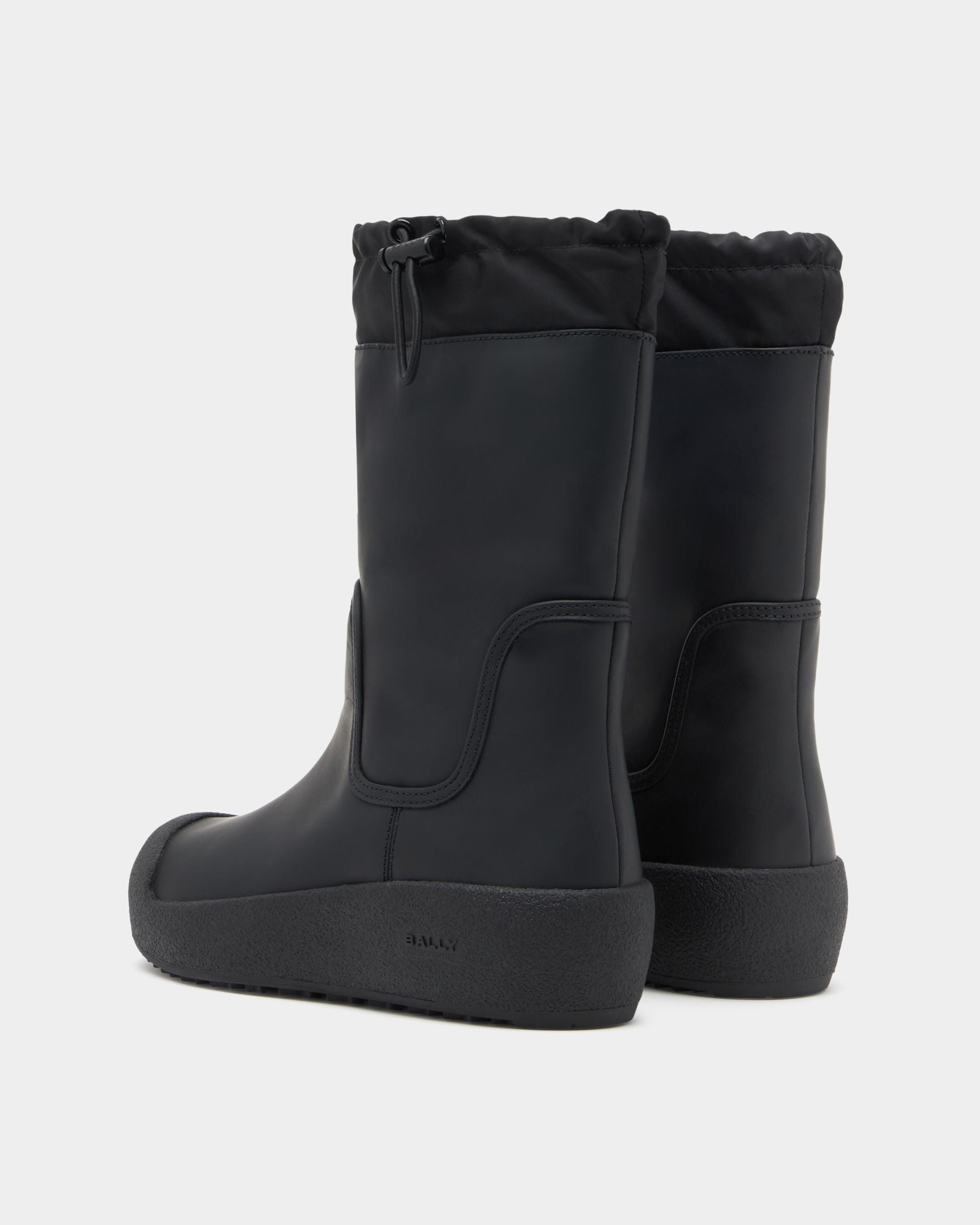 Bally Curling Boot in Black Leather - Image 4