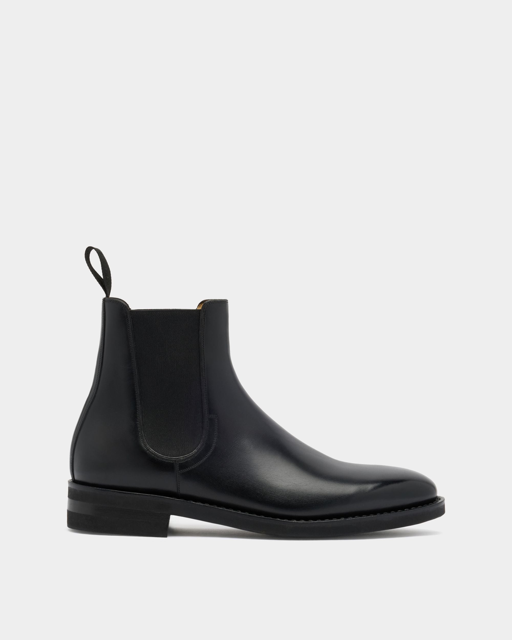 Scribe Un Bootie in Black Leather