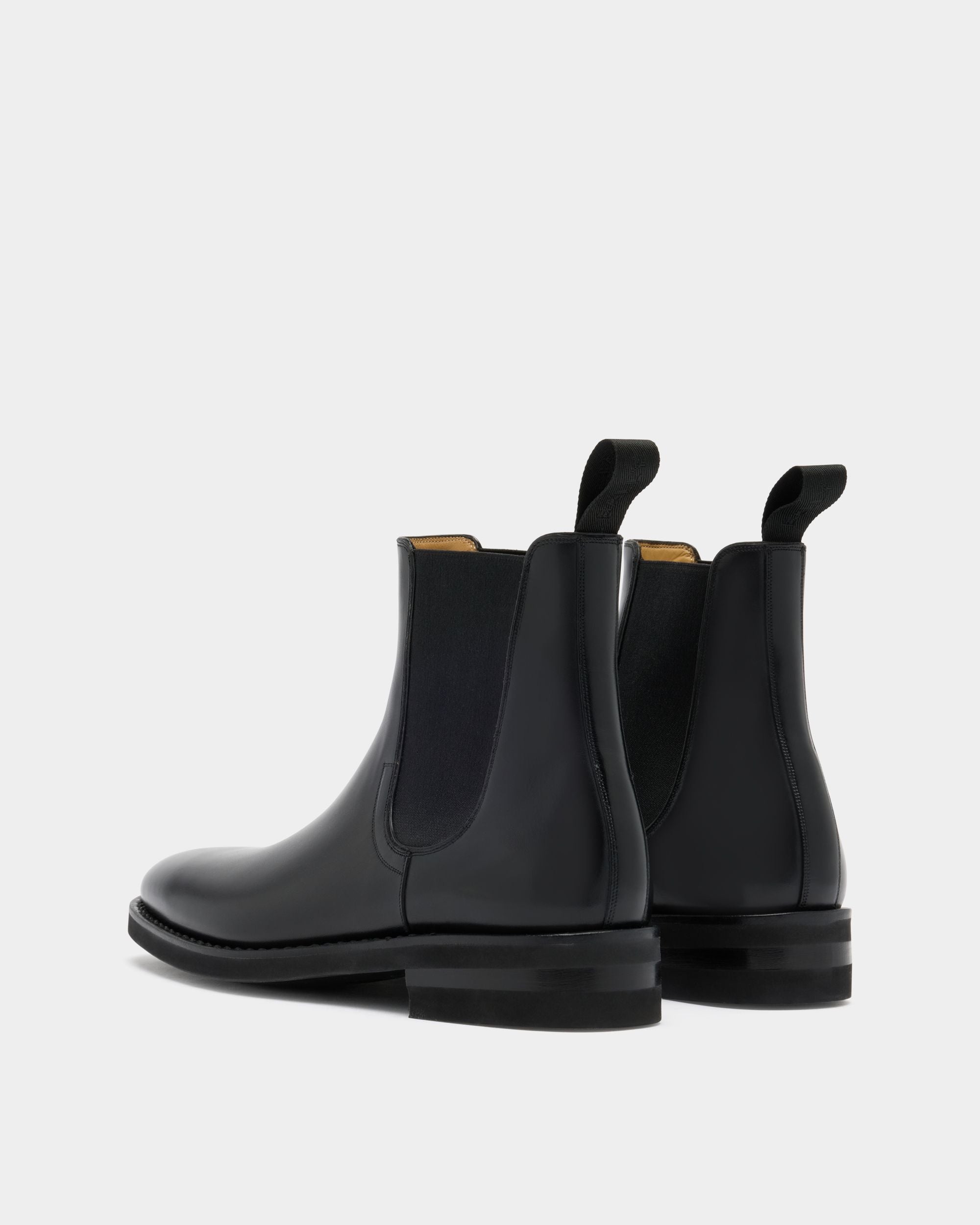 Scribe Un Bootie in Black Leather - Image 3