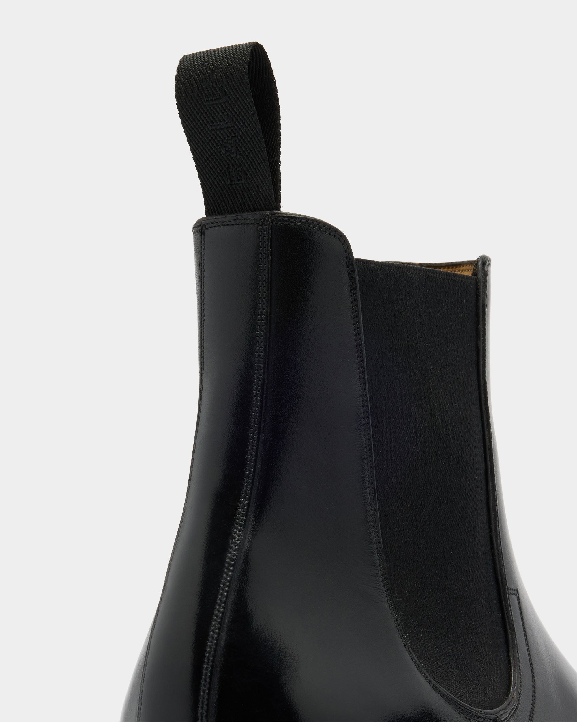 Scribe Un Bootie in Black Leather - Image 5