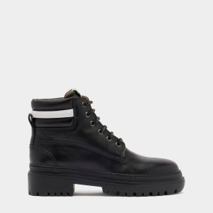 Hallen Bootie in Black Leather