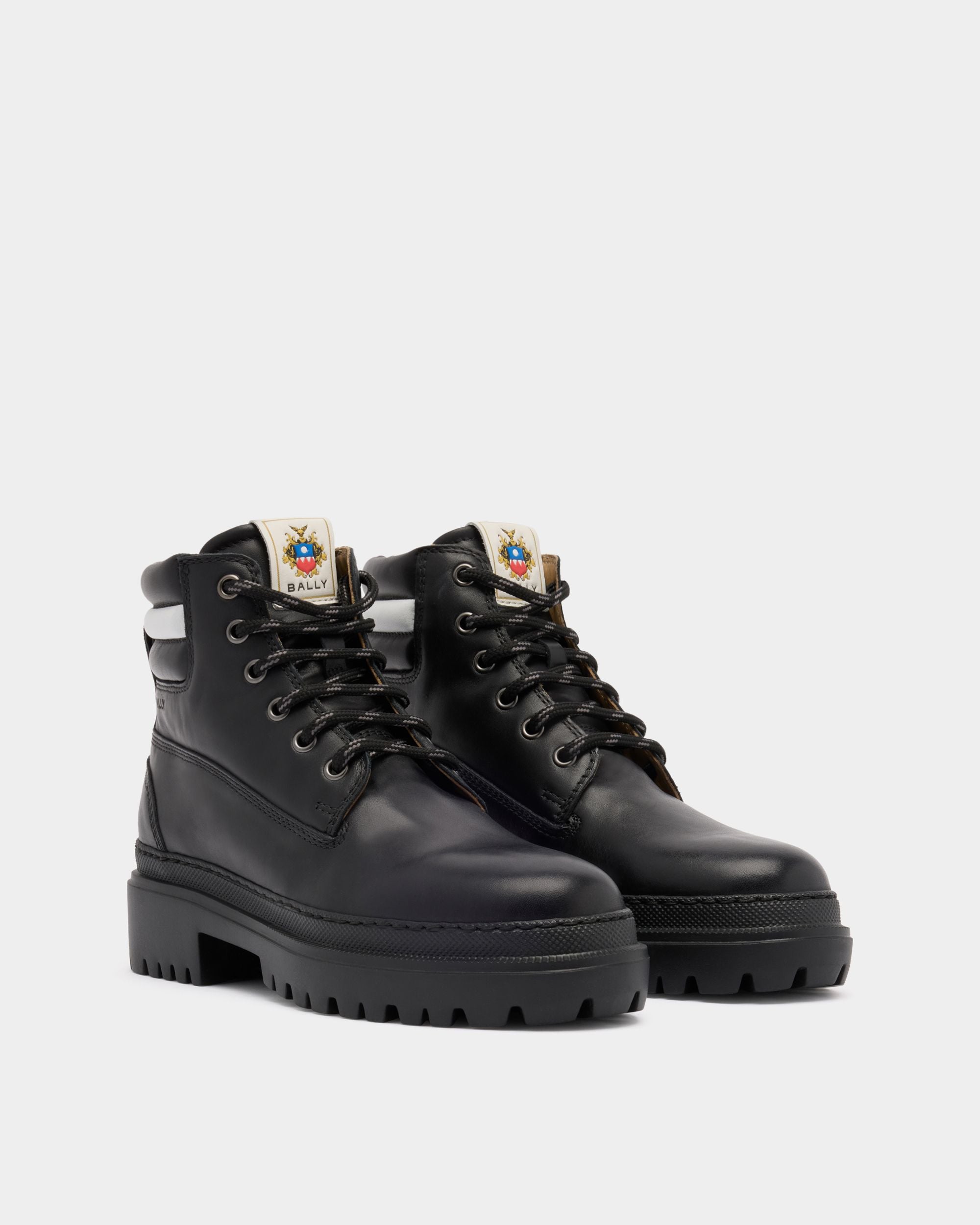 Hallen Bootie in Black Leather - Image 2