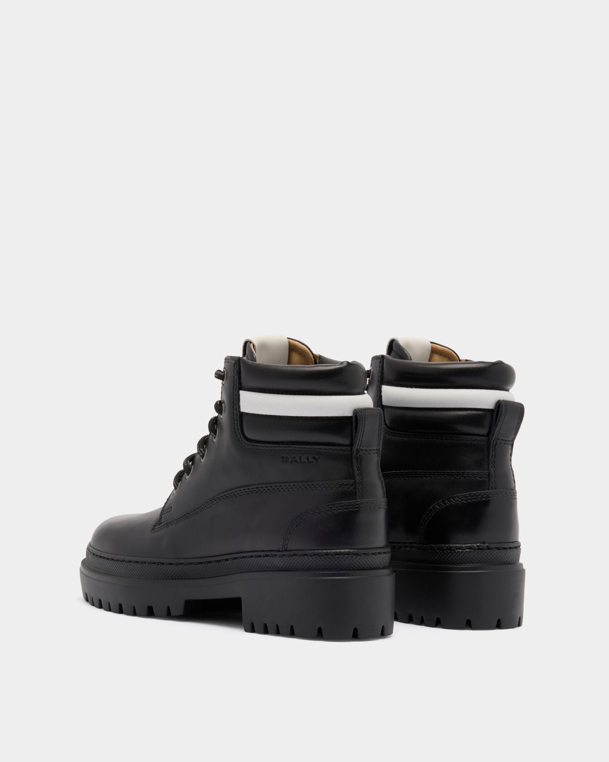 Hallen Bootie in Black Leather - Image 3