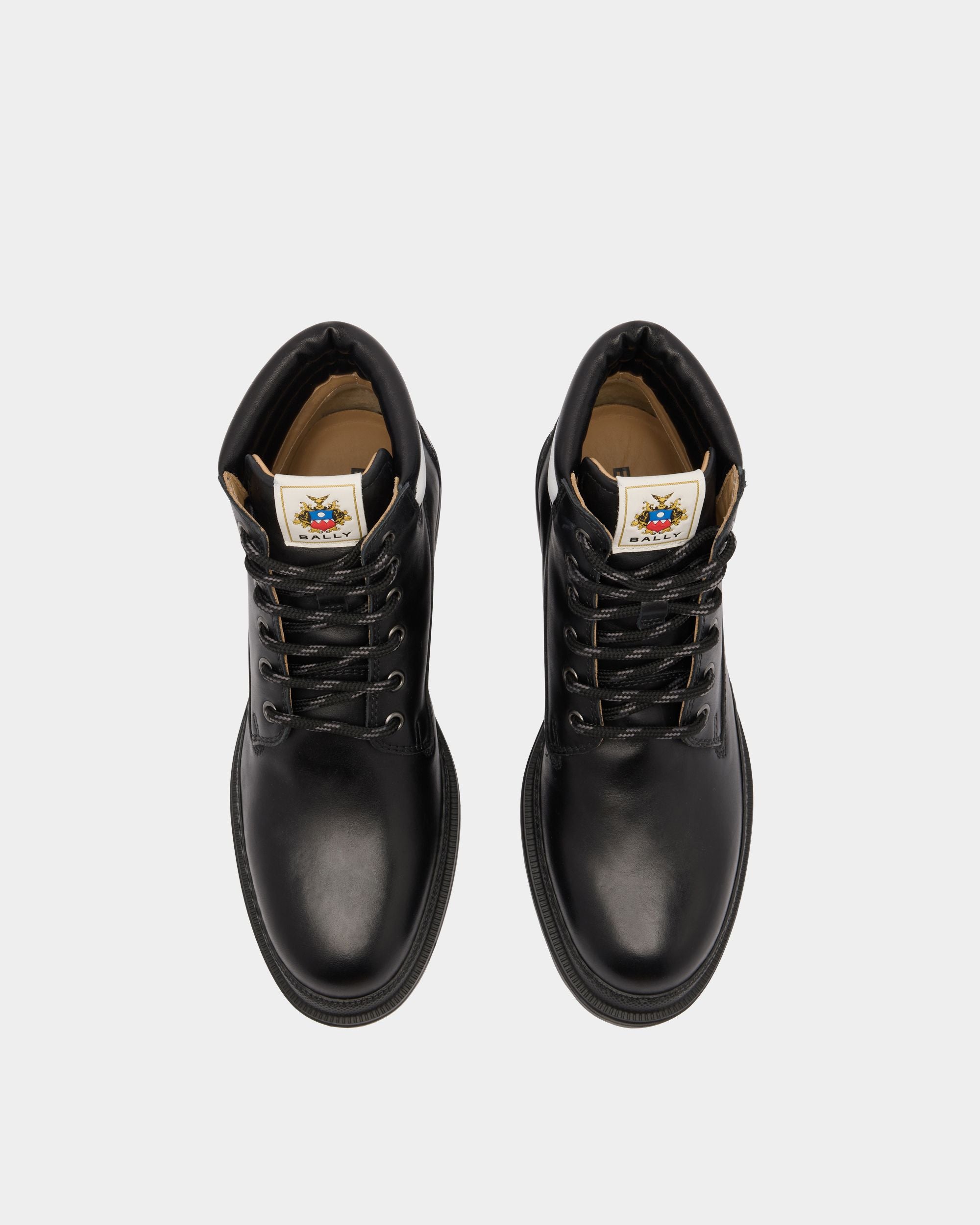 Hallen Bootie in Black Leather - Image 4