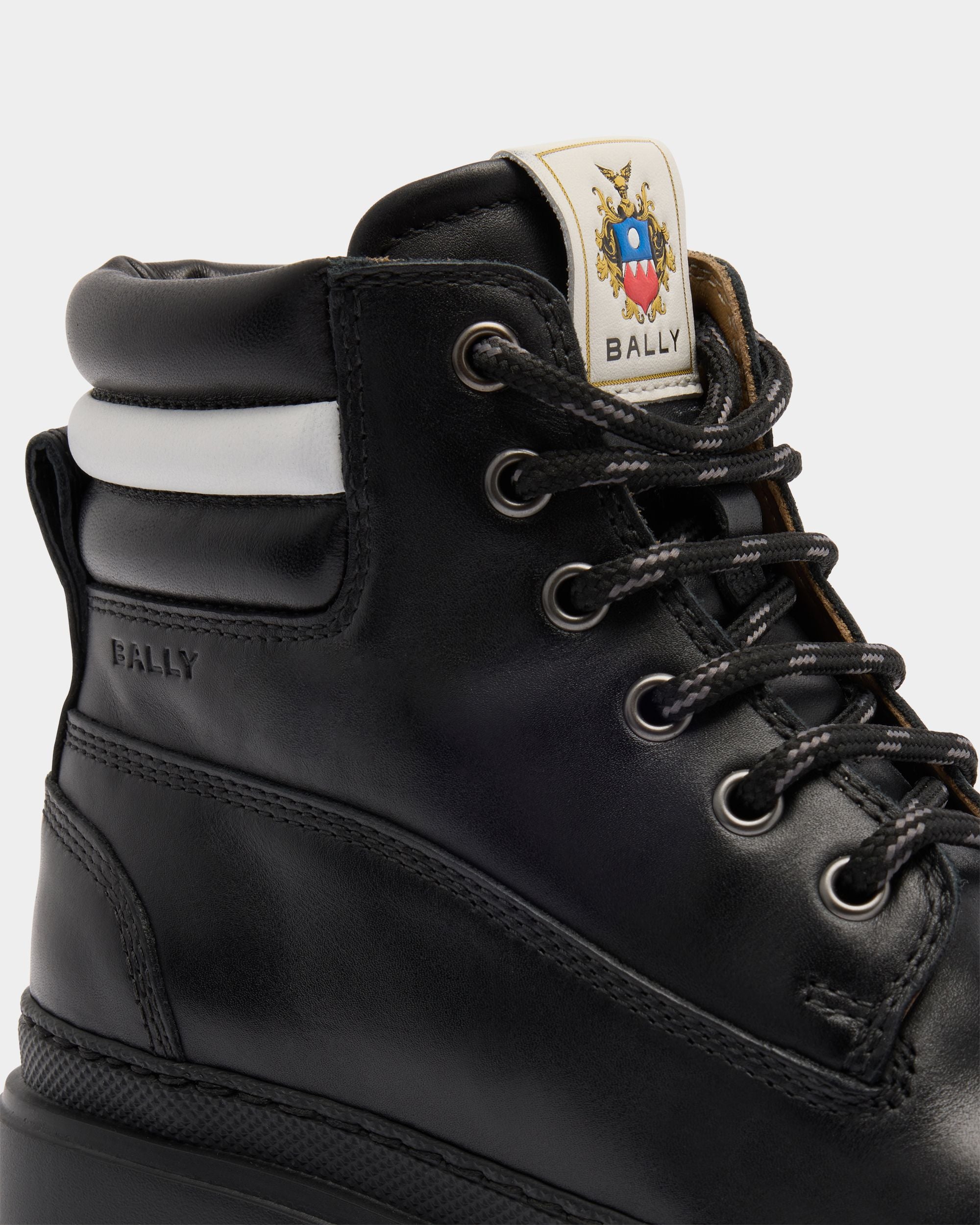 Hallen Bootie in Black Leather - Image 5