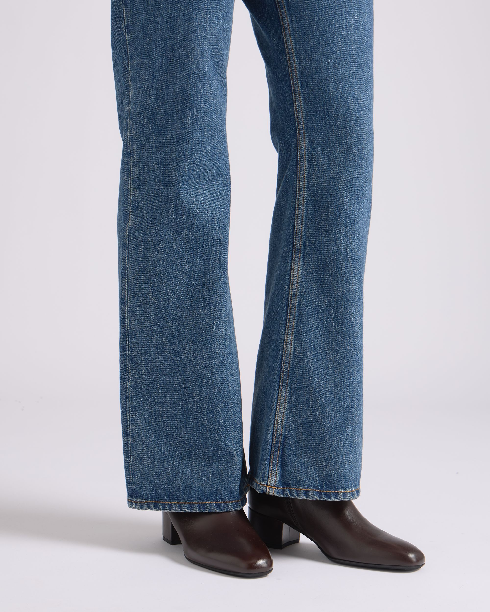 Bally Boucle Bootie in Brown Leather - Image 2