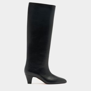 Alva Boot in Black Leather