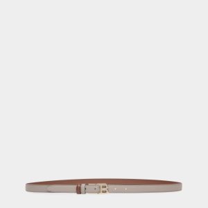 Reversible And Adjustable Belt in Brown Leather