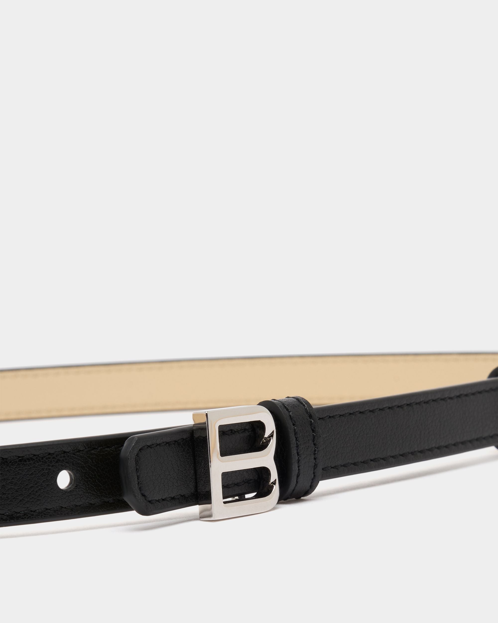 B Twist 15mm Reversible Belt in Black And Ginger Leather - Image 3