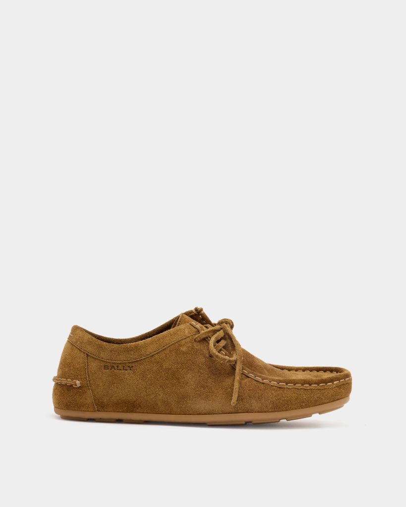 Clay Driver in Brown Suede