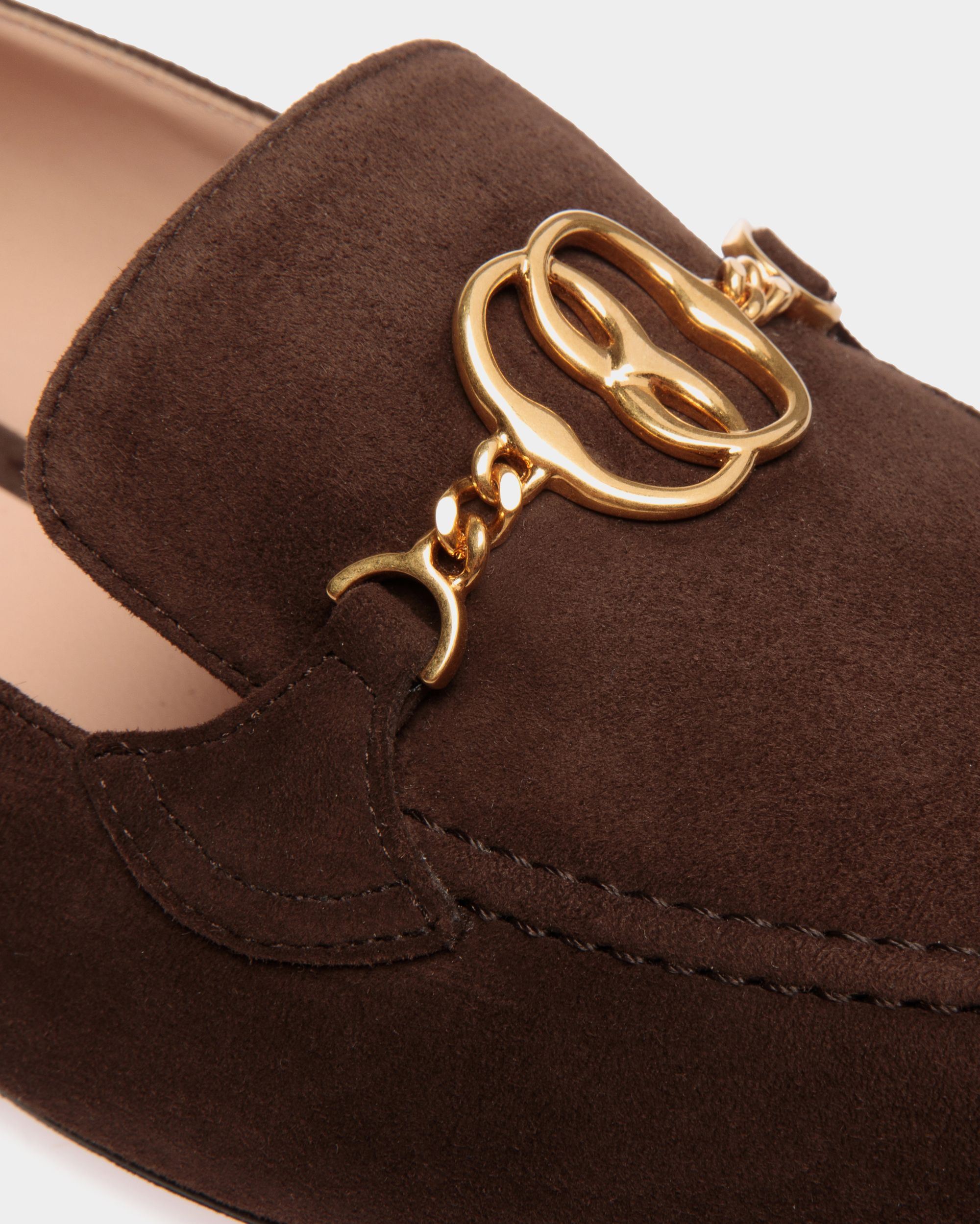 Daily Emblem Loafer in Ebano Suede - Image 5