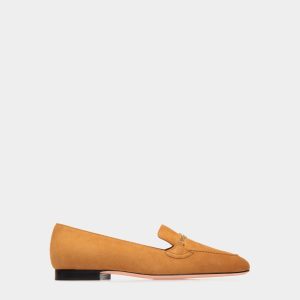 Daily Emblem Loafer in Brown Suede