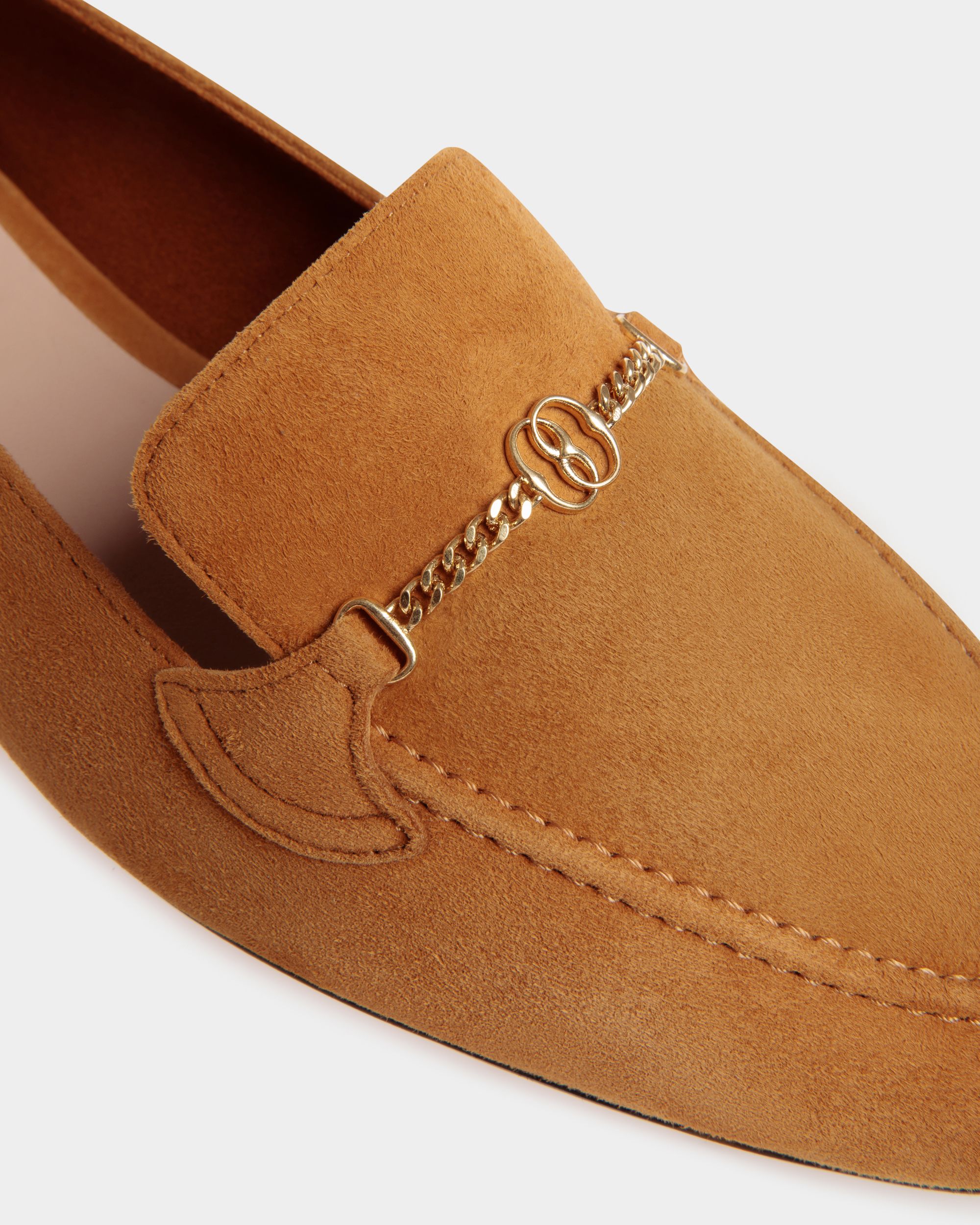 Daily Emblem Loafer in Brown Suede - Image 4
