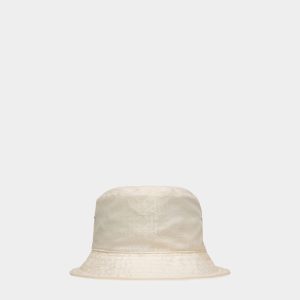 Nylon Bucket Hat In Bone