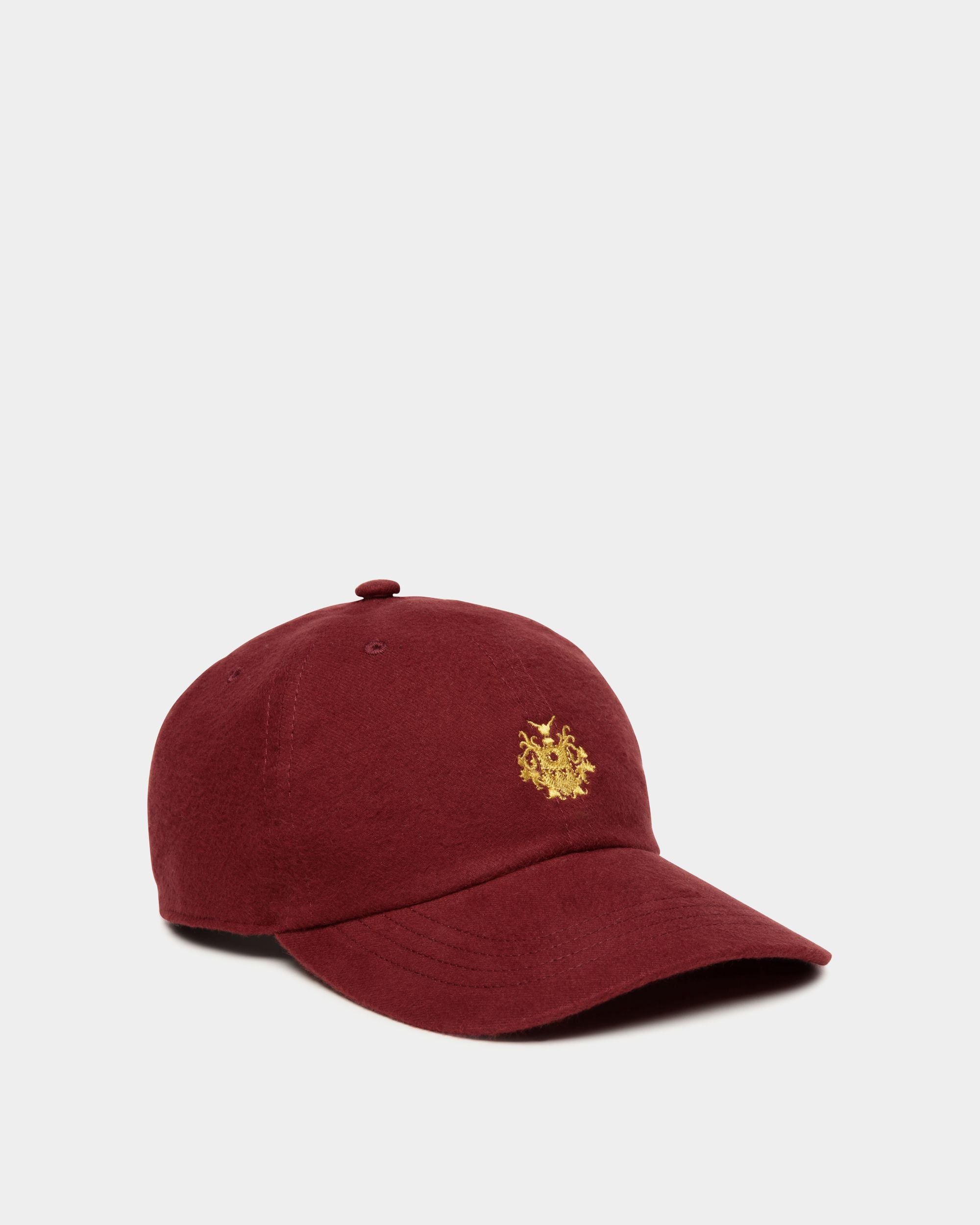Basball Hat With a Bally Crest Logo In Andorra Cotton