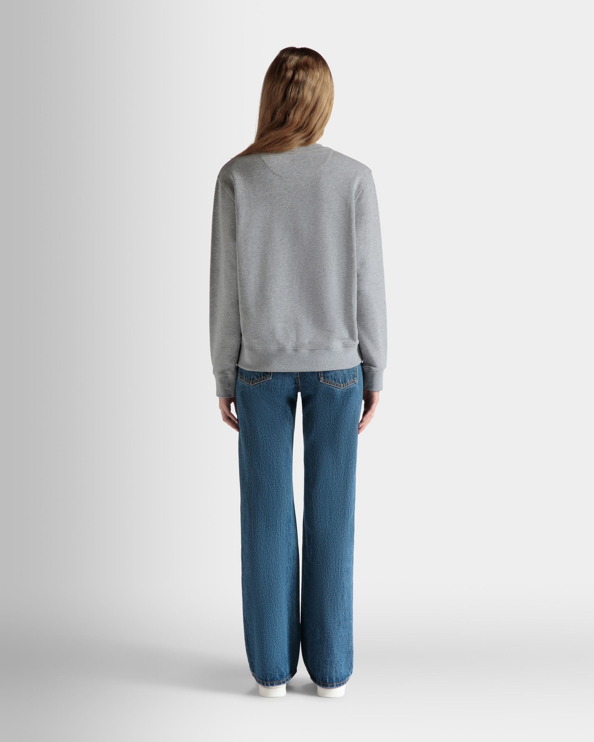 Crewneck in Strawberry Print Cotton - Image 6