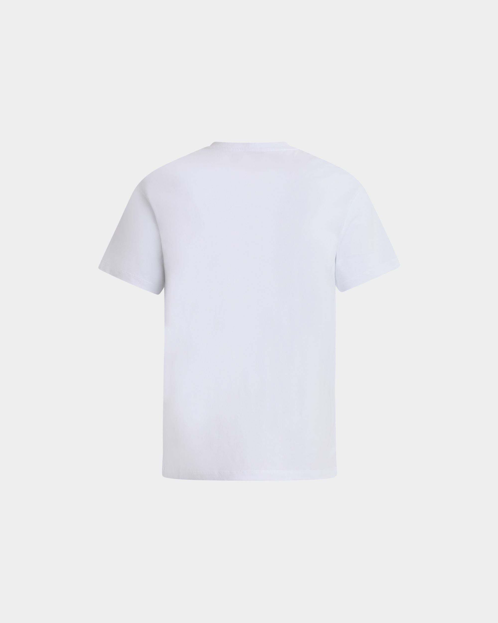 T-Shirt in White Cotton With a Bally Crest - Image 7