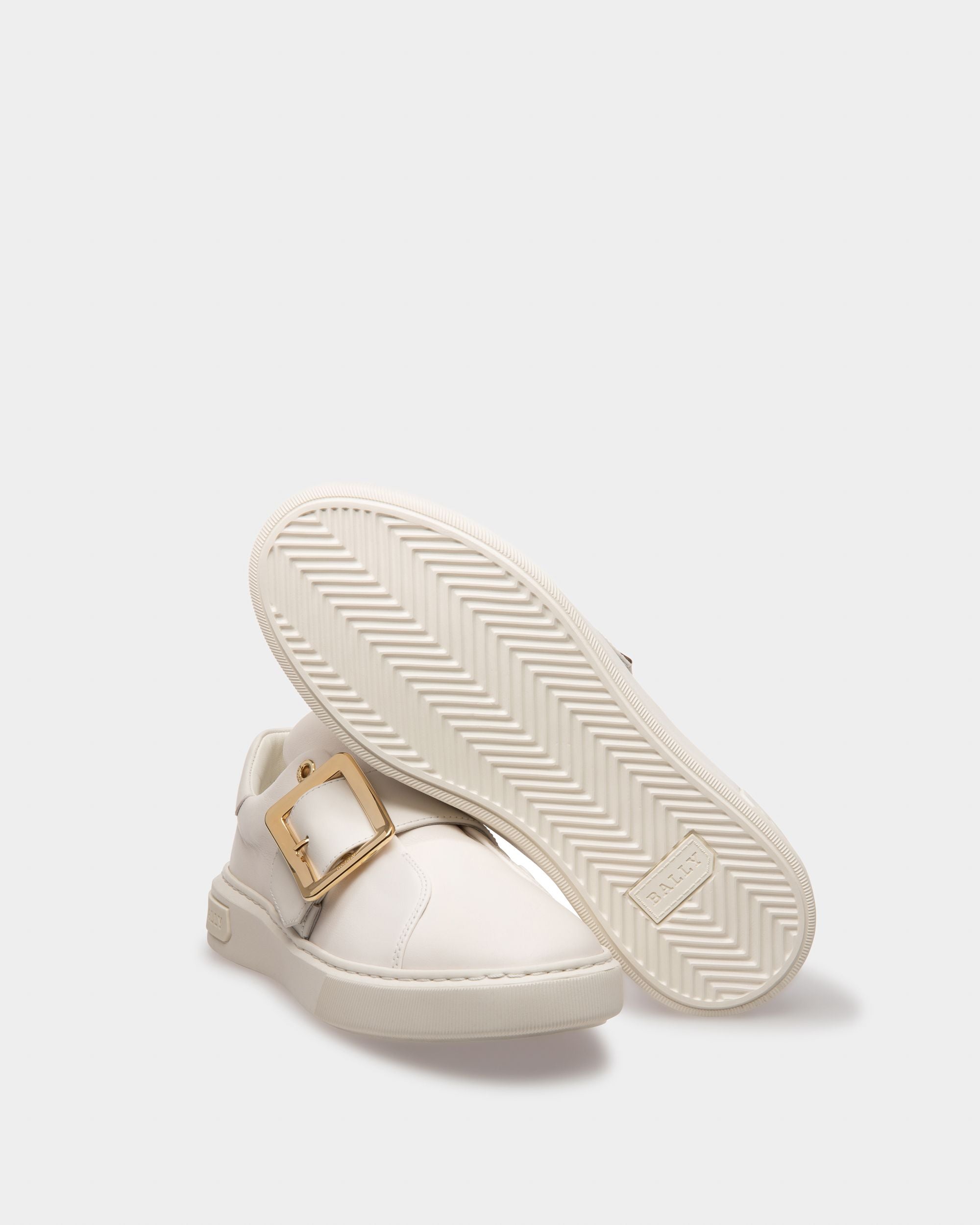 Misty Sneakers In White Leather - Image 4