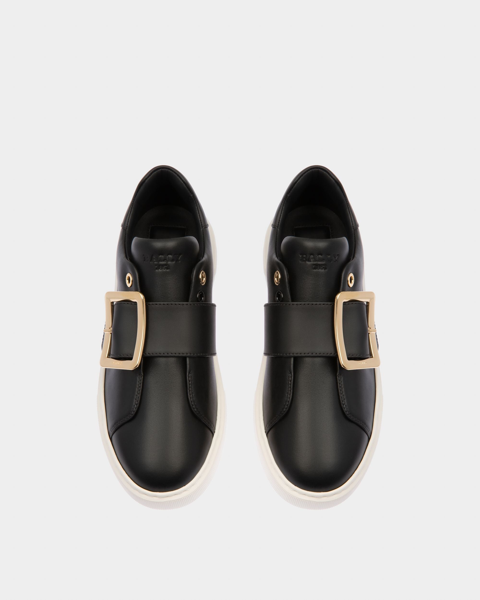 Misty Sneakers In Black Leather - Image 2