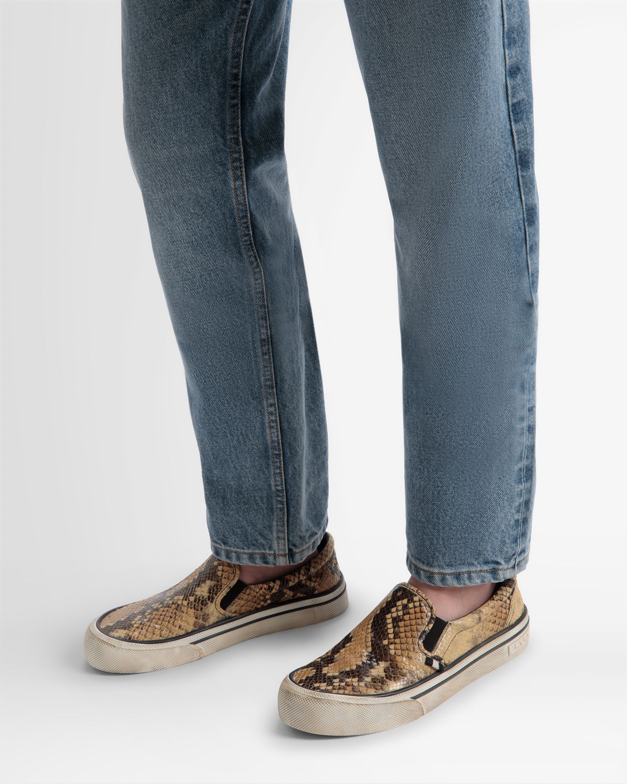 Santa Ana Slip-on Sneaker In Python Print - Image 2