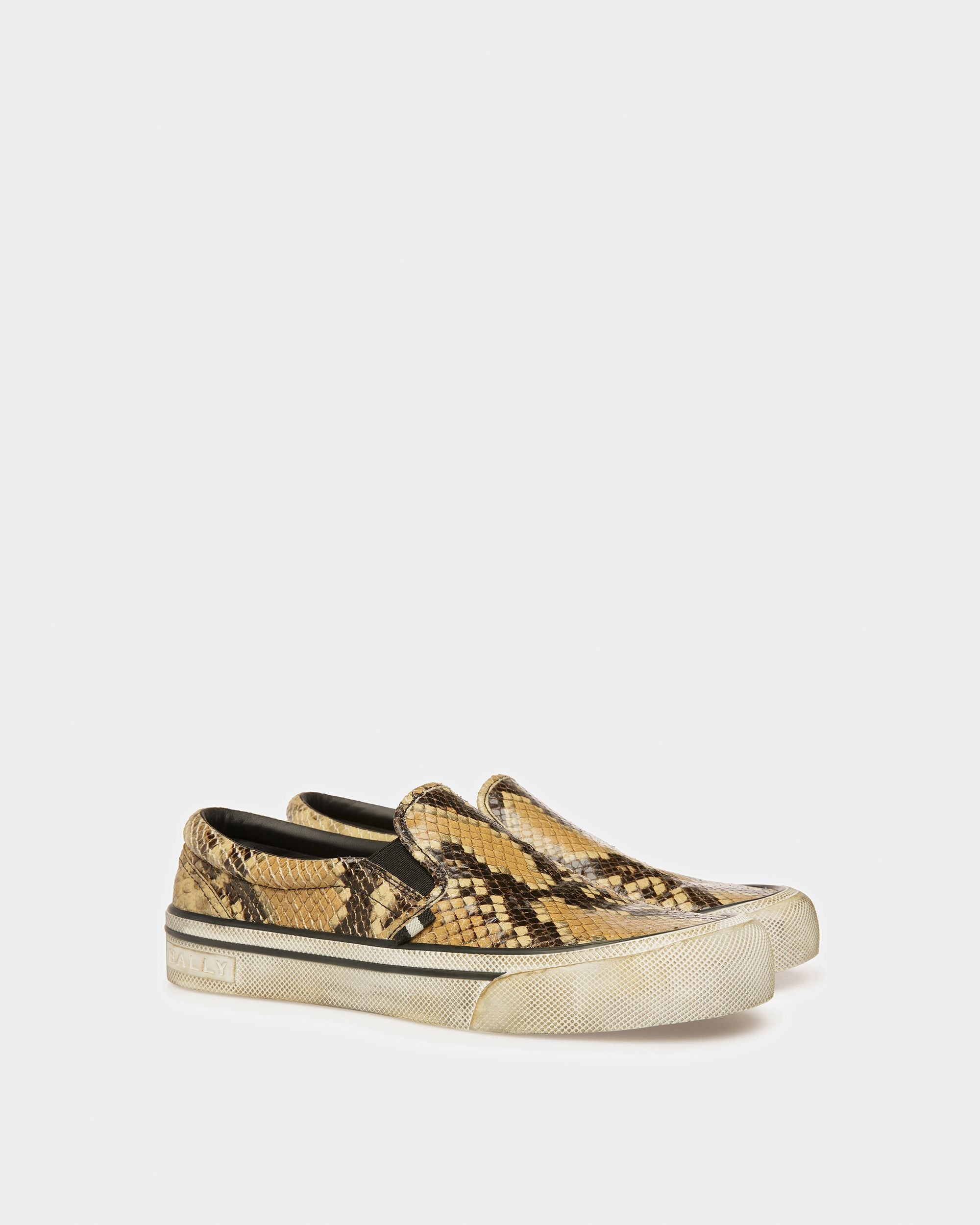 Santa Ana Slip-on Sneaker In Python Print - Image 8