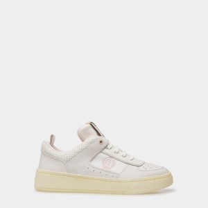 Raise Sneakers In White And Pink Leather