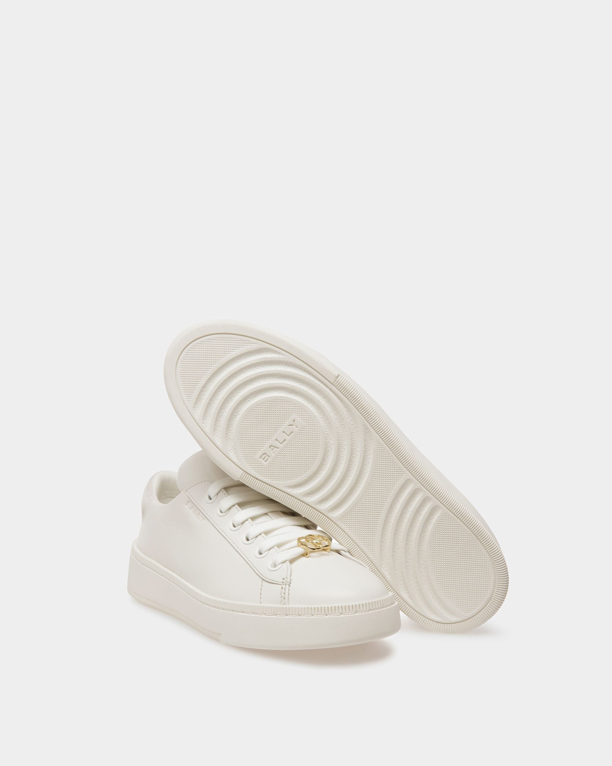 Raise Sneakers In White Leather - Image 5