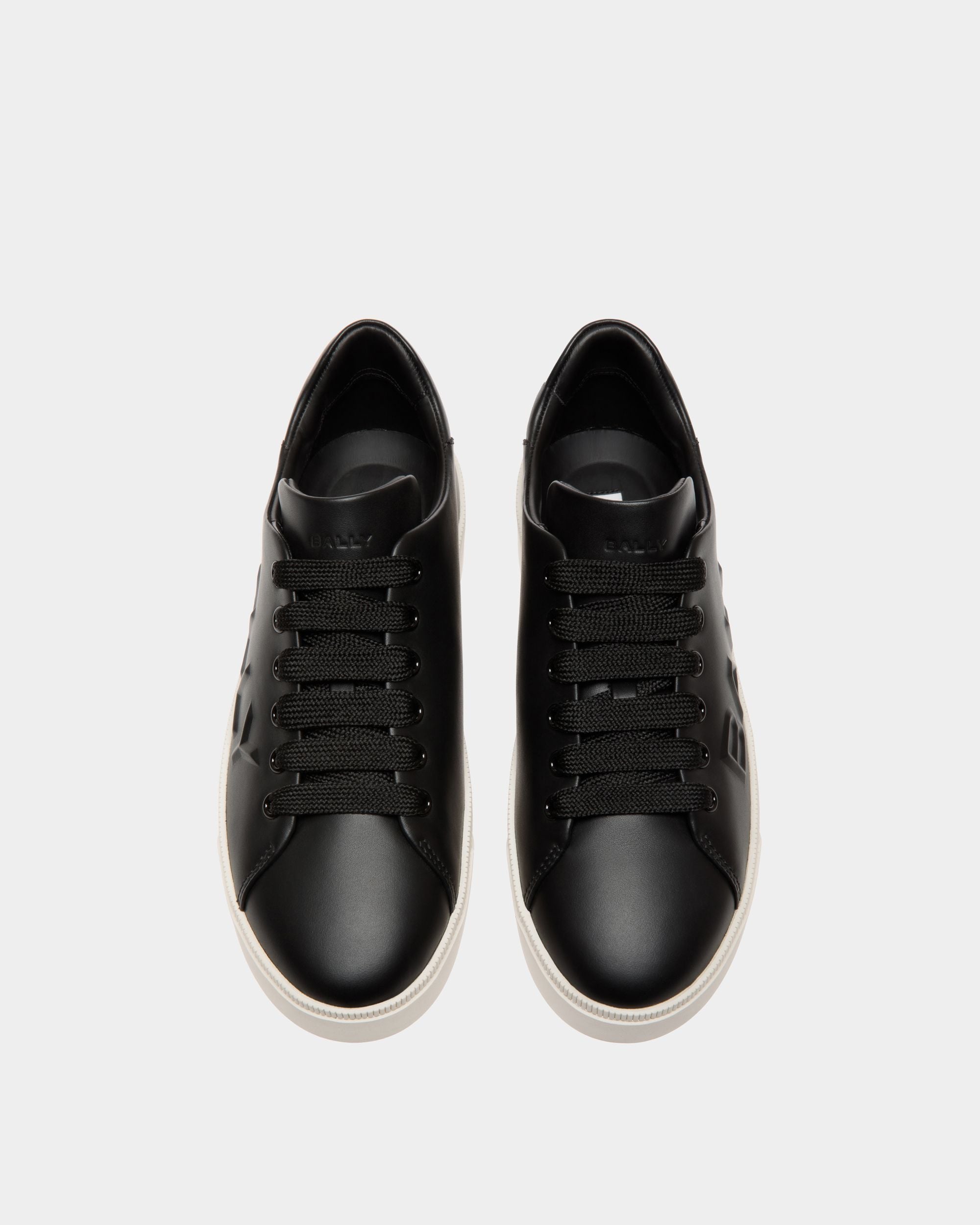 Raise Sneaker in Black Leather - Image 4