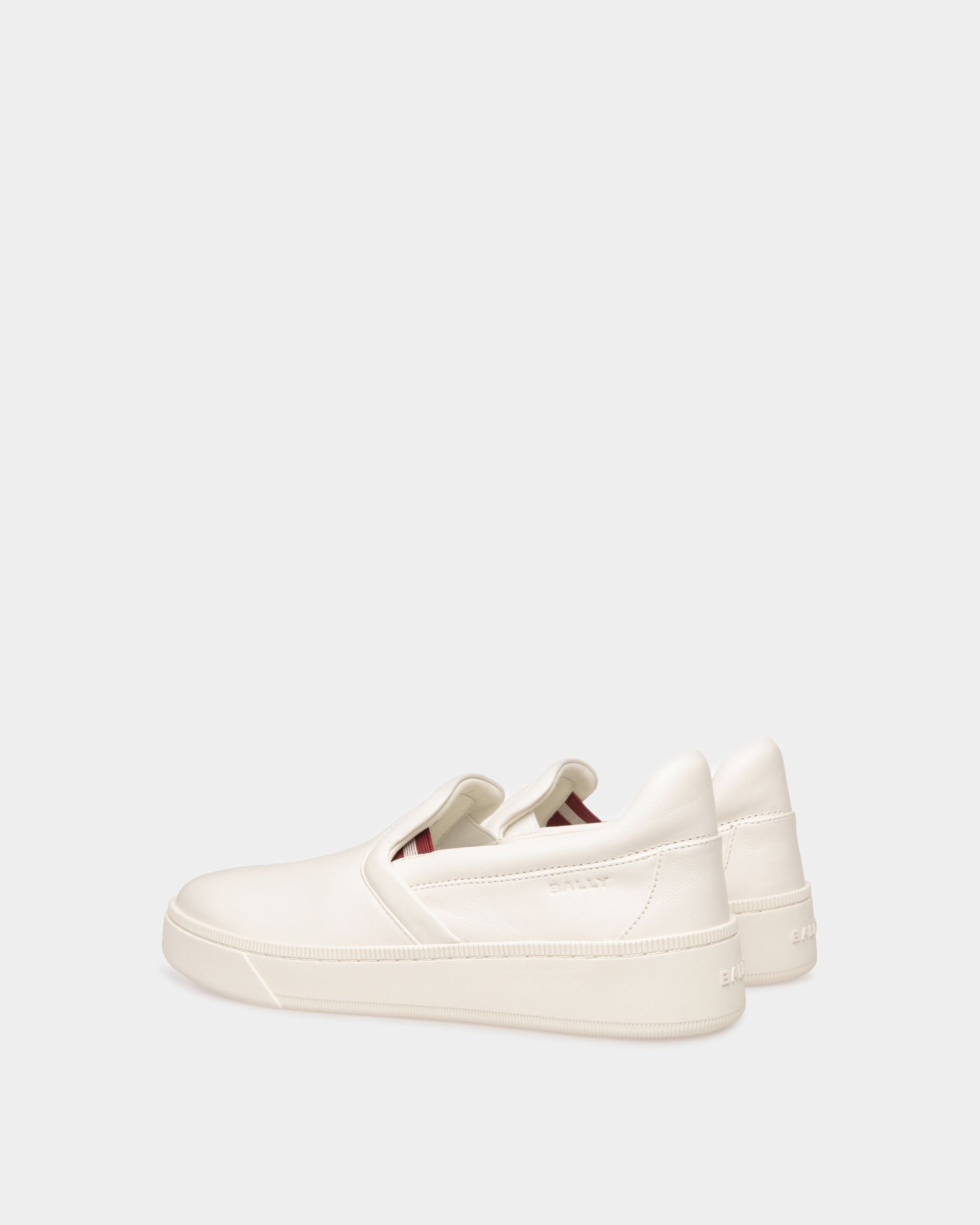 Raise Sneaker In White Leather - Image 3